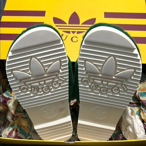 Gucci x Adidas Magic Sponge Gg Sandals - Picture 2 of 4